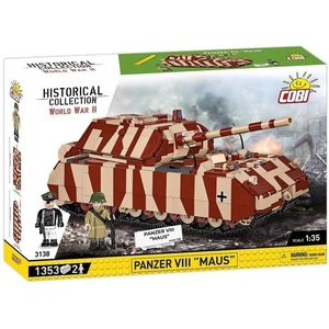 COBI II WW Panzer VIII MAUS, 1: 35, 1342 к, 2 ф (COBI-3138)