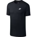 Nike Мъжка тениска Nike Sportswear Club T-Shirt - Black / White - размер XS (216-3873-0211)