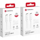 Forcell C339 nabíjací USB-C > USB-C QC4.0 5A/20V PD100W, 2m, bílý