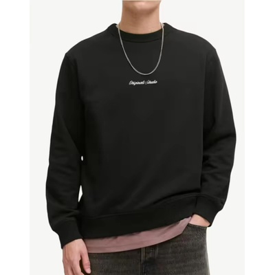 JACK & JONES Jornorrebro Emb Sweat Crew Noos Black
