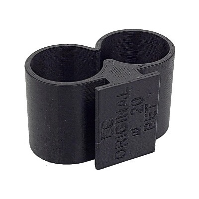 EC-ORIGINAL Nástavec Kruh dvojitý 2 x 20mm pro T-drážku Polycarbonát