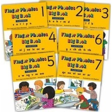 Finger Phonics Big Books 1-7 in Print Letters Lloyd SuePaperback