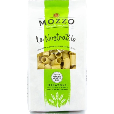 Mozzo BIO Rigatoni semolinové la NostraBio 0,5 kg
