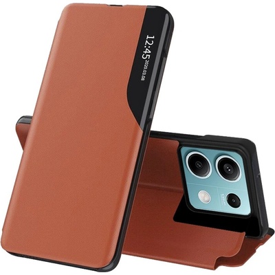 Eco Leather View Case Xiaomi Redmi Note 13 5G oranžové