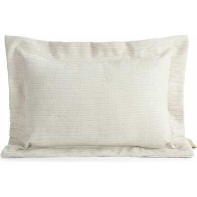 Takoy Povlak na polštář 40x60 cm z žinylkové látky krémová s jemnými proužky Eva Minge Elegante-HF-476292 | 30 x 50 cm