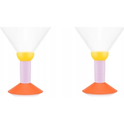 Bodum Skleničky na koktejly OKTETT vícebarevné 2 x 200 ml