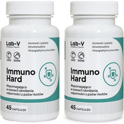 LAB-V Immuno Hard Posílení imunity pro psy a kočky 2 x 45 kapslí