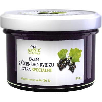 Grešík Džem z čiernych ríbezlí extra špeciálna 220 g