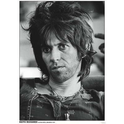 Plagát, Obraz - Keith Richards - Hilton, 59.4 × 84.1 cm