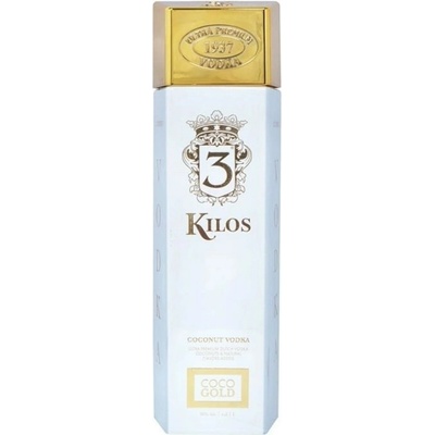 Vodka 3 Kilos Coco Gold 40% 1 l (holá láhev)