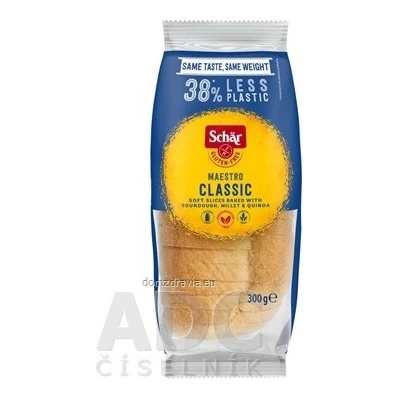 Schär maestro classic chlieb bezgluténový krájaný 300 g