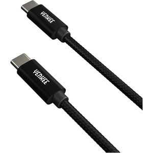 YENKEE YCU C103 BK Кабел за пренос на данни и зареждане от USB-C към USB-C 3 м черен (YCU C103 BK)