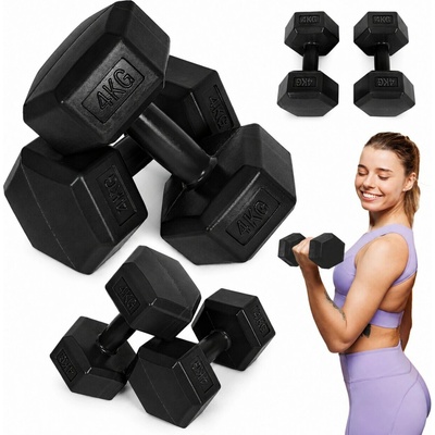 MOVEPRO Šestihranné sada 2 x 4 kg