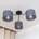 Helam Плафон ALBA 3xE27/15W/230V сив (HE1719)