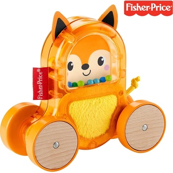 Mattel Fisher-Price Zvířátka na kolečkách liška oranžová