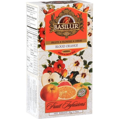 Basilur Fruit Blood Orange 25 x 2 g