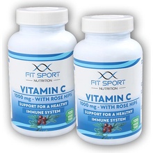 Fitsport nutrition Vitamin C 1000mg with rose hips 2 x 120 vege tablet