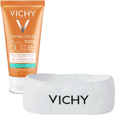 Vichy Capital Soleil Матиращ флуид за лице Dry Touch, SPF50, 50 ml