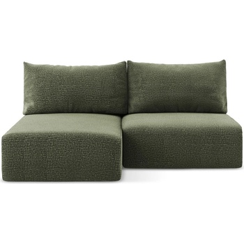 makamii Зелен разтегателен ъглов диван с място за съхранение (ляв ъгъл) Kalena - Makamii (KALENA_LCOF_38_P1_C6)