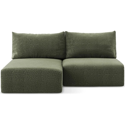 makamii Зелен разтегателен ъглов диван с място за съхранение (ляв ъгъл) Kalena - Makamii (KALENA_LCOF_38_P1_C6)