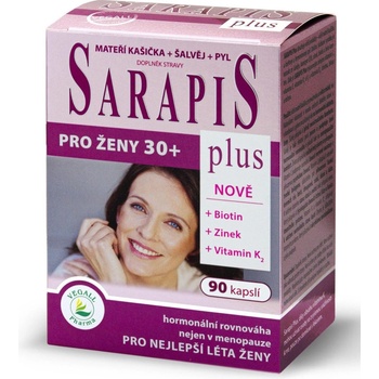 Sarapis plus pro ženy 30+ 90 kapslí