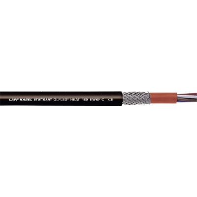 Lapp HEAT 180 EWKF 463153/100 vysokoteplotný kábel 4 G 1.5 mm² 100m čierna