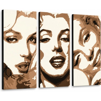 Ručne maľovaný POP Art obraz Marilyn Monroe - 90x60 cm