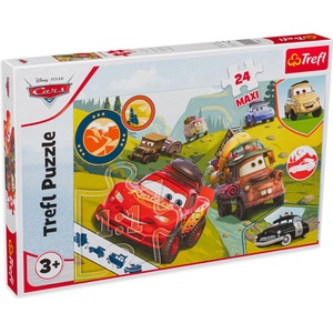 Trefl Пъзел Trefl от 24 макси части - Щастливите коли (14352) - baby
