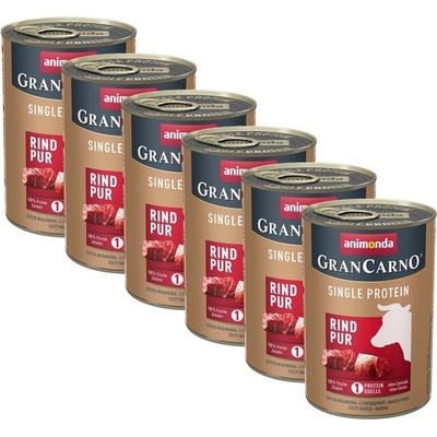 Animonda GranCarno Single Protein Adult čisté hovězí 6 x 400 g