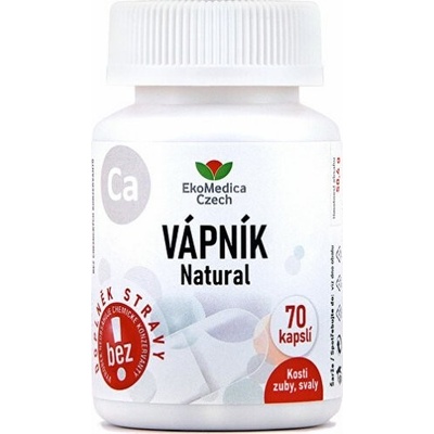 EkoMedica Czech Vápník Natural 70 kapslí