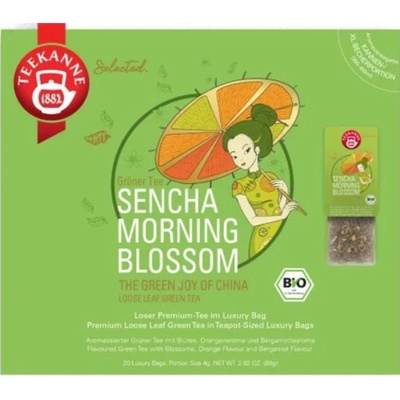 Teekanne Bio Luxury Bag Sencha Morning Blossom zelený čaj 20 ks