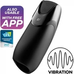 Satisfyer Презаредим вибриращ мастурбатор с App Satisfyer Men Vibration Plus