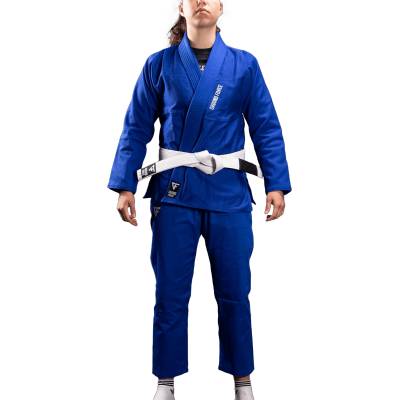 Ground Force BJJ ги за жени от Ground Force - Basic Gi V2 - синьо (GF-basicgi-V2-blue-F3)