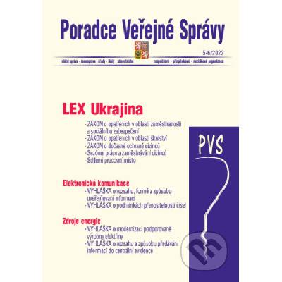 Verejná správa č. 5-6 / 2022 - Lex Ukrajina