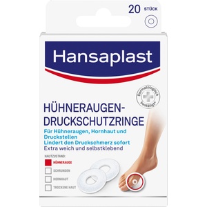 Hansaplast Фиксиращи пръстени за защита от натиск при мазоли - 20 Броя