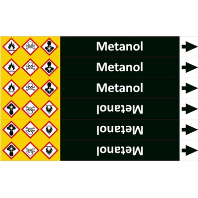 Nadrzenapalivo.cz Značení potrubí ISO 20560, metanol PZAL 008181