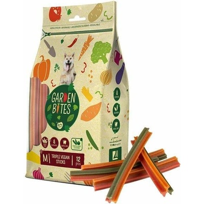 LAROY Group Pamlsek pro psy Garden Bites Vegan Triple Sticks M 15 cm 12 ks