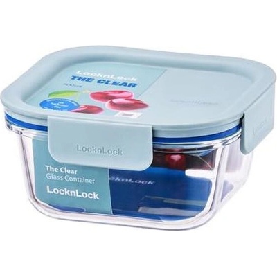 Lock & lock Dóza Clear čtvercová borosilikátové sklo mint 500 ml – Zboží Dáma