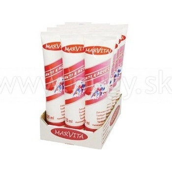 Marvita Anti Karies zubná pasta s fluoridom 125 ml