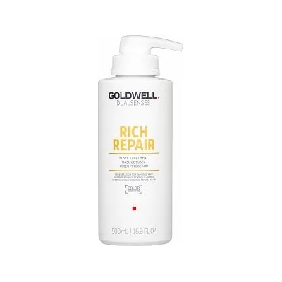 Goldwell Dualsenses Rich Repair 60sec Treatment Маска за суха и увредена коса 500 ml