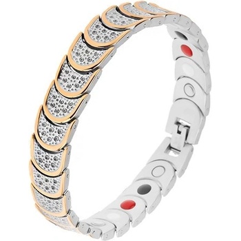 Šperky eshop ocelový stříbrné a zlaté barvy půlkruhy kuličky magnety SP33.22