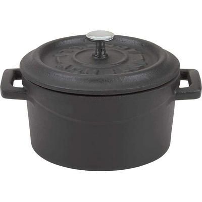 Pentole Agnelli ЧУГУНЕНА ТЕНДЖЕРА slow-cook 24cm 4, 5l ЧЕР (srp10424m)