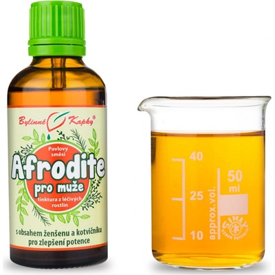 Bylinné kapky Afrodite pro muže 50 ml