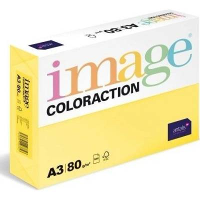 Papír xer. Image Coloraction A3 80 g pastelově žlutý/Desert