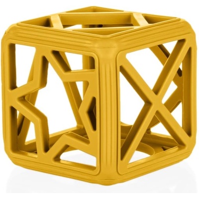 Zopa Silicone Teether Square гризалка 0 m+ Mustard Yellow
