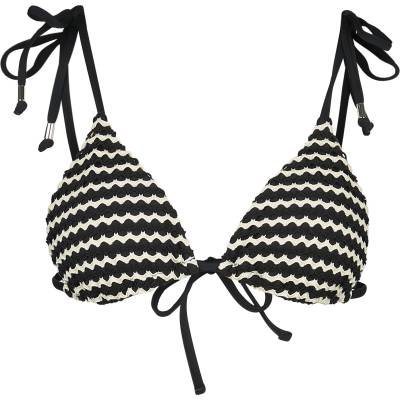 Seafolly Дамско бикини горнище Seafolly Women's Mesh Effect Slide Tri Bikini top - Black - размер 44 (EU) (150-4261-0317)
