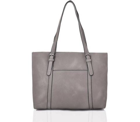Kabelka Belunka shopper šedá