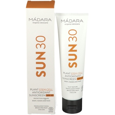 MÁDARA Cosmetics Слънцезащитен антиоксидант за тяло, SPF 30, 100 ml