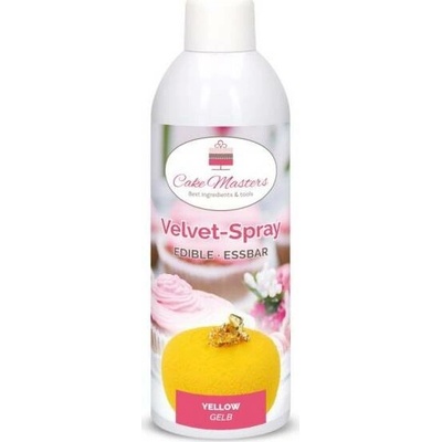 Cake Masters Zamatový sprej žltý 400 g
