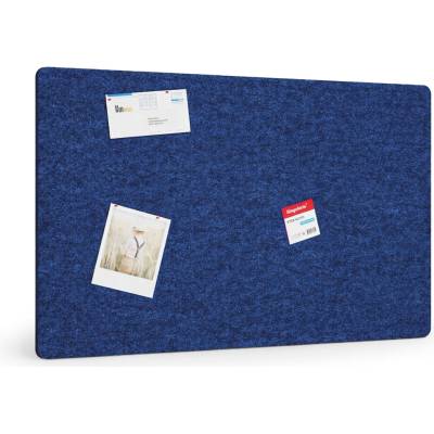 B2B Partner Akustický panel na stěnu 120 x 80 cm, kulaté rohy, tmavě modrá
